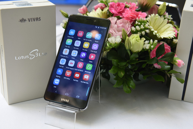 Mẫu điện thoại Vivas Lotus S3 LTE do VNPT Technology chủ động nghiên cứu, phát triển và sản xuất